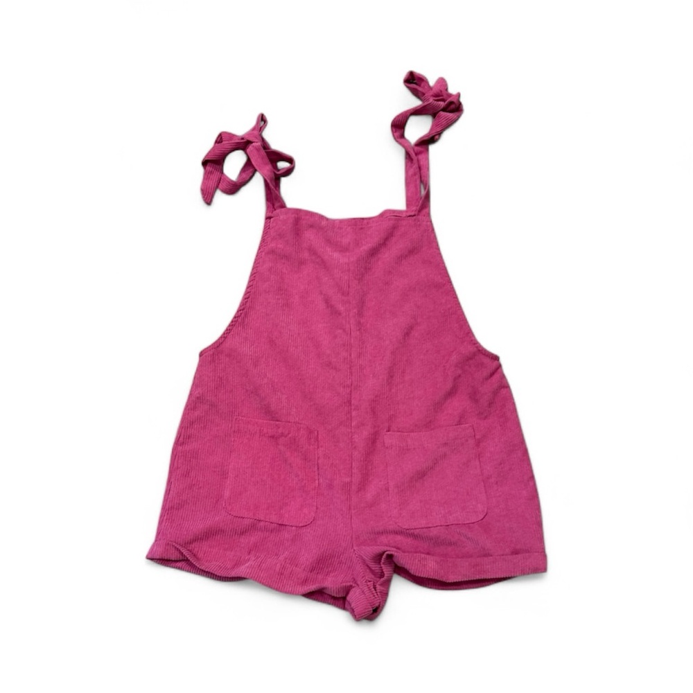 Corduroy pink overalls woman’s 12